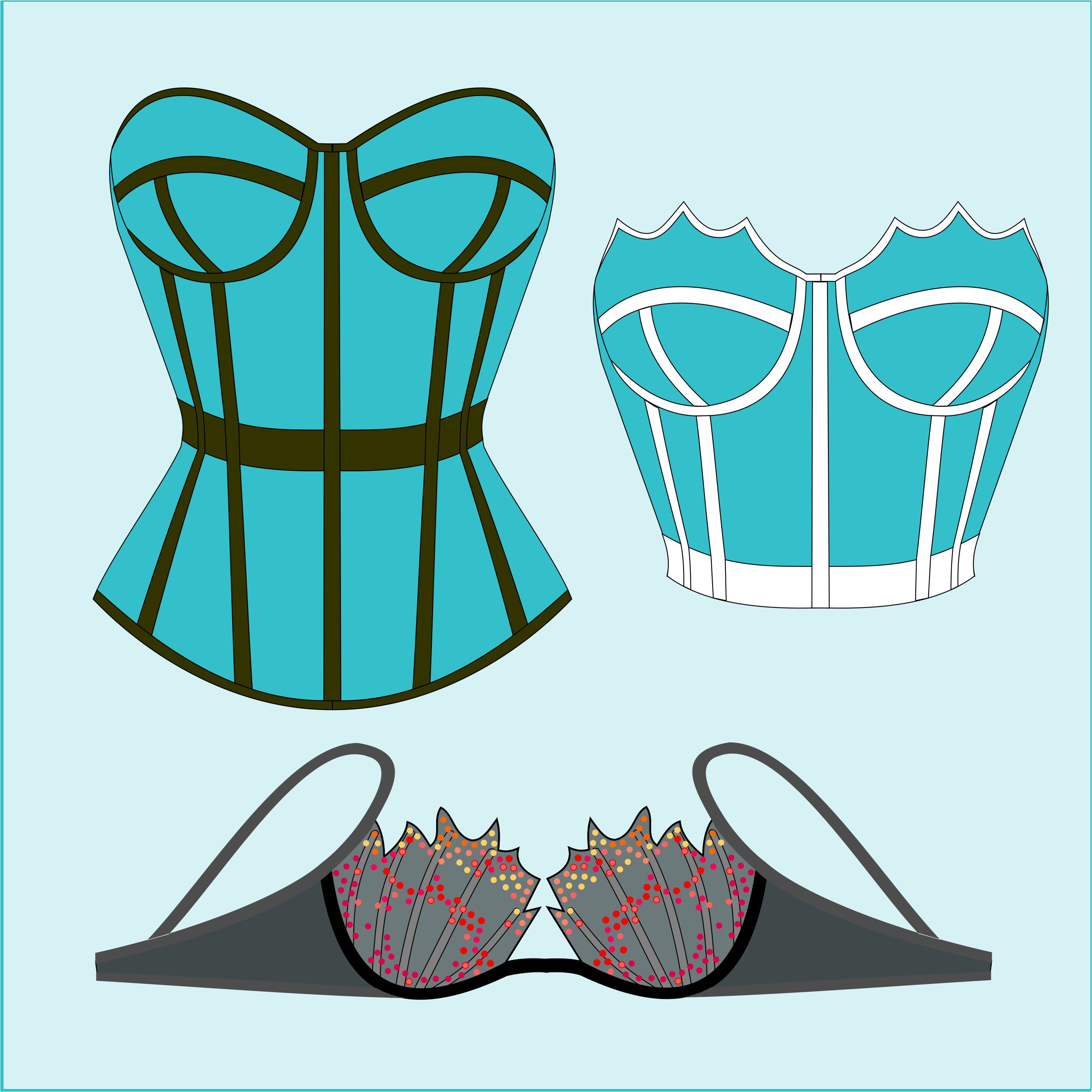 Cupped and Boned Foundations feature