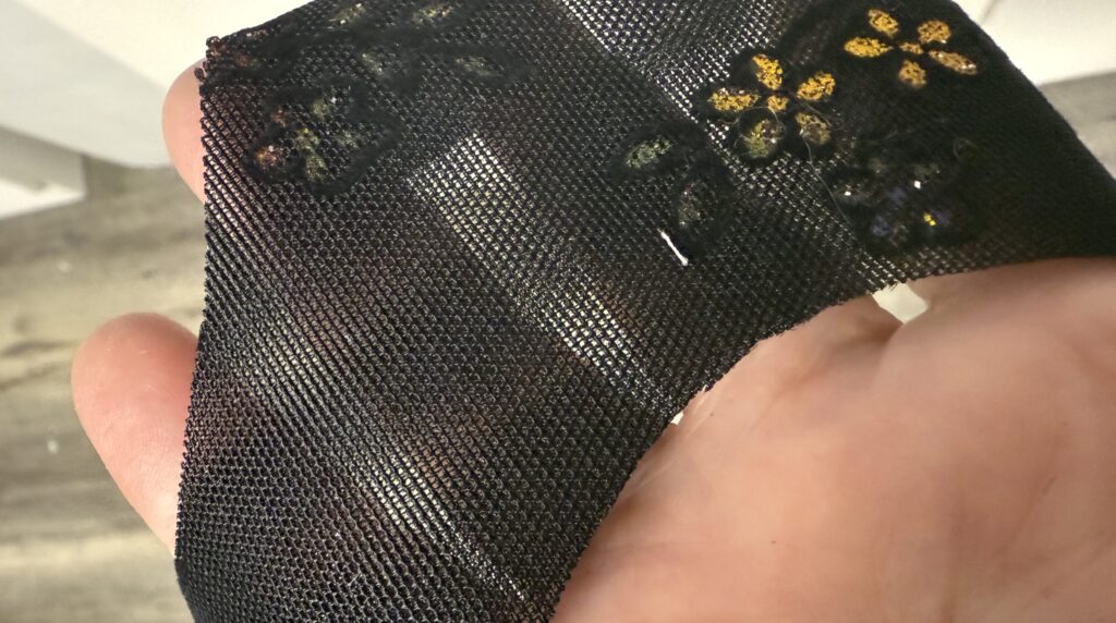 Sheer cup lining done