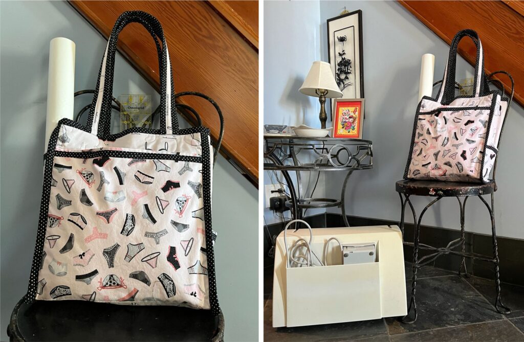 No Sag Bag Quilted Tote Bag pattern