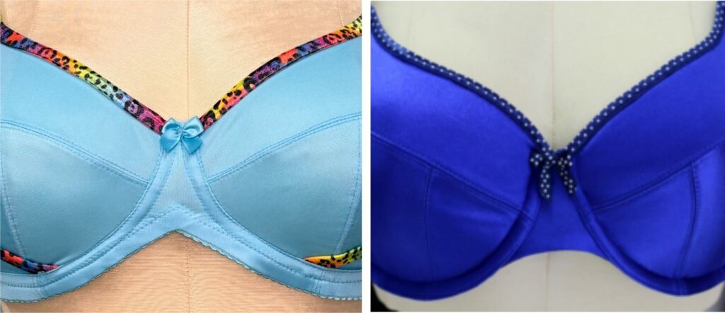 How to convert a full band bra to a partial band