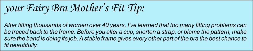 Bra band Fit explained: what makes a bra band fit? FBM tip