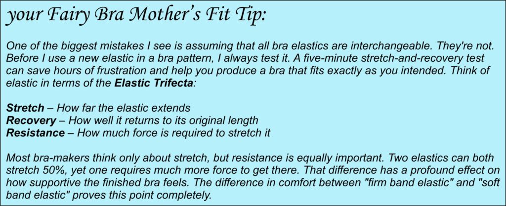 bra band fit how elastics affect the fit FBM 6