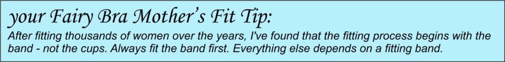 why isn't my bra band fitting FBM tip 7