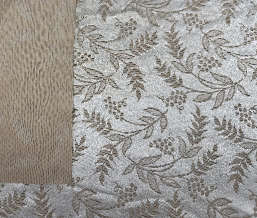 different bra band fabrics affect the bra band fit jacquard knit