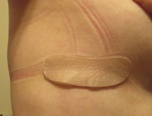 bra band fit too tight band and padding used